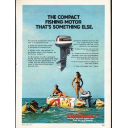 1976 Evinrude Ad "The compact fishing motor"