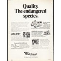 1976 Whirlpool Appliances Ad "Quality"