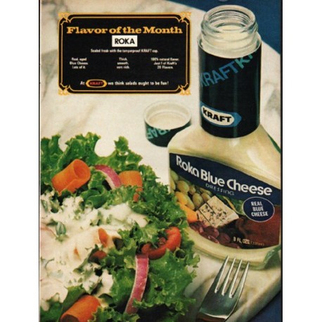 1976 Kraft Ad "Flavor of the Month"
