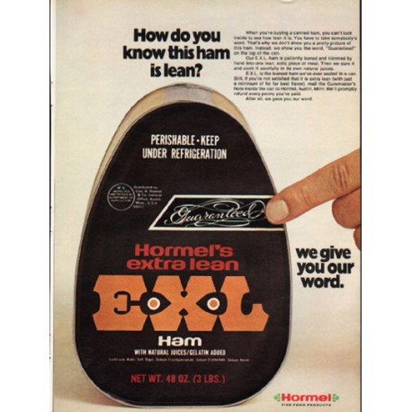 1976 Hormel Ad "How do you know"