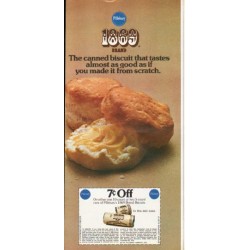 1976 Pillsbury Ad "1869 Brand"