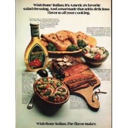 1976 Wish-Bone Dressing Ad "America's favorite"