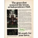 1976 Pennfine Grass Ad "Independence Hall"
