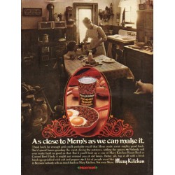 1976 Mary Kitchen Ad "As close to Mom's"