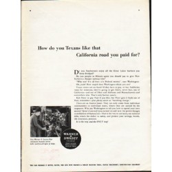 1962 Warner & Swasey Ad "you Texans"