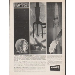 1962 Hooker Chemicals Ad "Chemagination from Hooker"