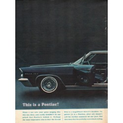 1963 Pontiac Grand Prix Ad "This is a Pontiac" ~ (model year 1963)