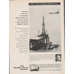 1962 The Middle South System Ad "Resources"