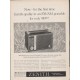 1962 Zenith Radio Ad "for the first time"