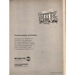 1962 The Embassy of Austria Ad "His Excellency"