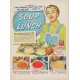 1950 Campbell's Soup Ad "Cool Summer Meals"