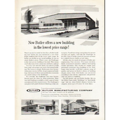 1962 Butler Manufacturing Company Ad "a new building"