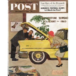 1958 Saturday Evening Post Cover Page "Super V" ~ November 15, 1958