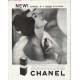 1958 Chanel Cologne Ad "For the first time"