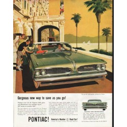1959 Pontiac Ad "new way to save" ~ (model year 1959)