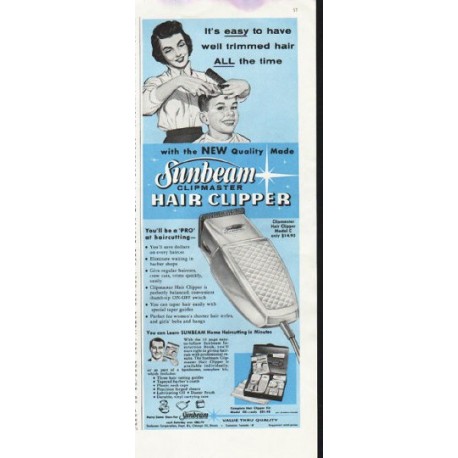 1952 Sunbeam Mixmaster Vintage Ad all these advantages