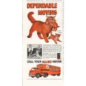 1958 Allied Van Lines Ad "Dependable Moving"