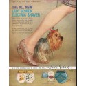 1958 Lady Schick Ad "right in step"