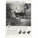 1958 BarcaLounger Ad "two Christmas Gifts in one"