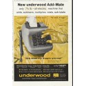 1958 underwood Ad "Add-Mate"