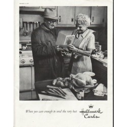 1958 Hallmark Cards Ad "care enough"