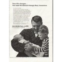 1958 Occidental Life Ad "Your life changes"