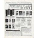 1965 Book-Of-The-Month Club Ad "Your choice of any 3"