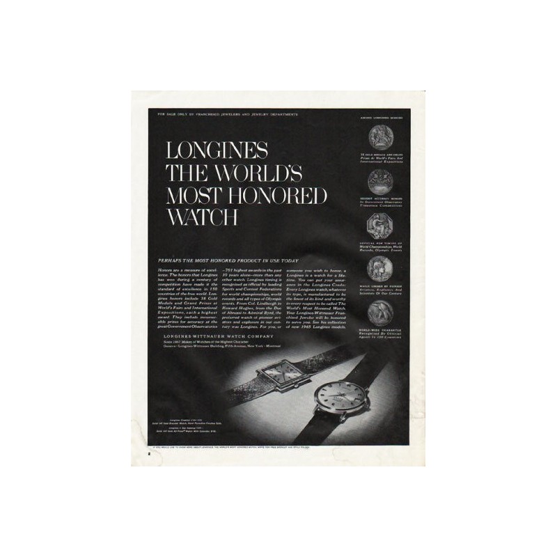 Longines the world's hotsell most honored watch