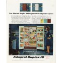 1965 Admiral Refrigerator Ad "old refrigerator space"