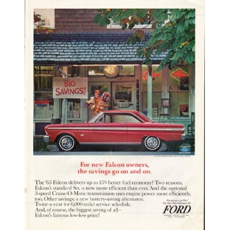 1965 Ford Falcon Ad "For new Falcon owners" ~ (model year 1965)