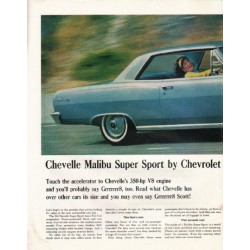 1965 Chevrolet Ad "Chevelle Malibu" ~ (model year 1965)