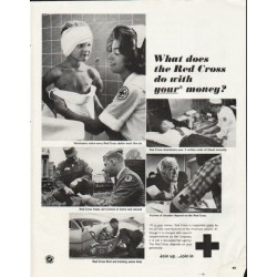 1965 Red Cross Ad "your money"