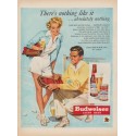 1950 Budweiser Ad "There's nothing like it ... absolutely nothing"