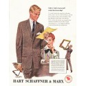 1956 Hart Schaffner & Marx Ad "look at yourself"