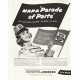 1956 NAPA Auto Parts Ad "Parade of Parts"