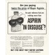 1956 Bayer Aspirin Ad "twice the price"