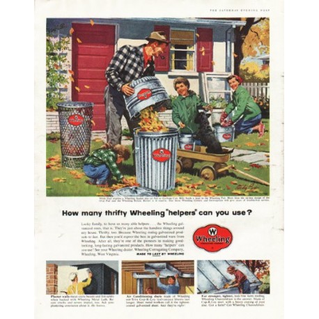 1956 Wheeling Corrugating Company Ad "How many"
