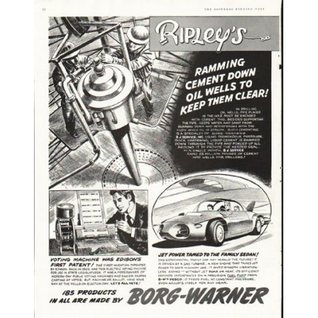 1956 Borg-Warner Ad "Ripley's"