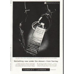 1956 Yardley Ad "Shower Shampoo"