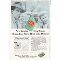 1956 Vicks Nasal Spray Ad "New Wonder"