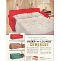 1956 Kroehler Ad "Sleep-or-Lounge"