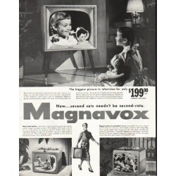 1956 Magnavox Ad "The biggest picture"