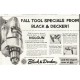 1956 Black & Decker Ad "Fall Tool Specials"