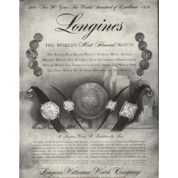 1956 Longines-Wittnauer Watch Ad "1866"