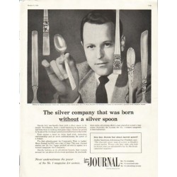 1956 Oneida Ad "silver spoon"