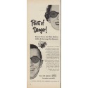 1950 Houze Lenses Ad "Point of Danger!"