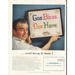 1956 American Cyanamid Company Ad "keep it Safe"