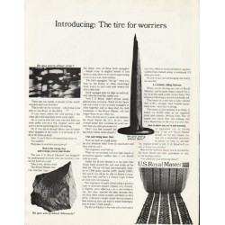 1965 U.S. Royal Master Tire Ad "worriers"
