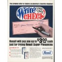 1965 Rexall Ad "Write your own Check"