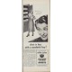 1950 Pequot Sheets Ad "she's in love with a wonderful buy !"